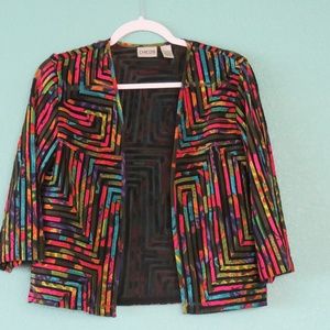 Chicos Sheer Jacket - Size 0